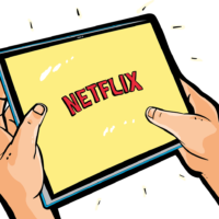 Netflix Tablet Watching  - ChininiProductions / Pixabay